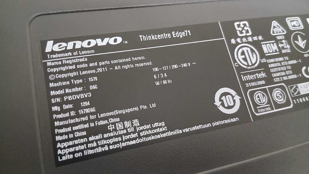 Системний блок Lenovo