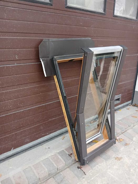 Okno dachowe Brass z opierzeniami 54x118 okna DOWÓZ CAŁY KRAJ