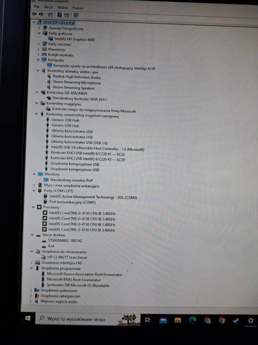 Komputer HP All in One  + podstawka