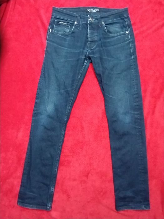 Dżinsy męskie granatowe straight cut Philipp Plein