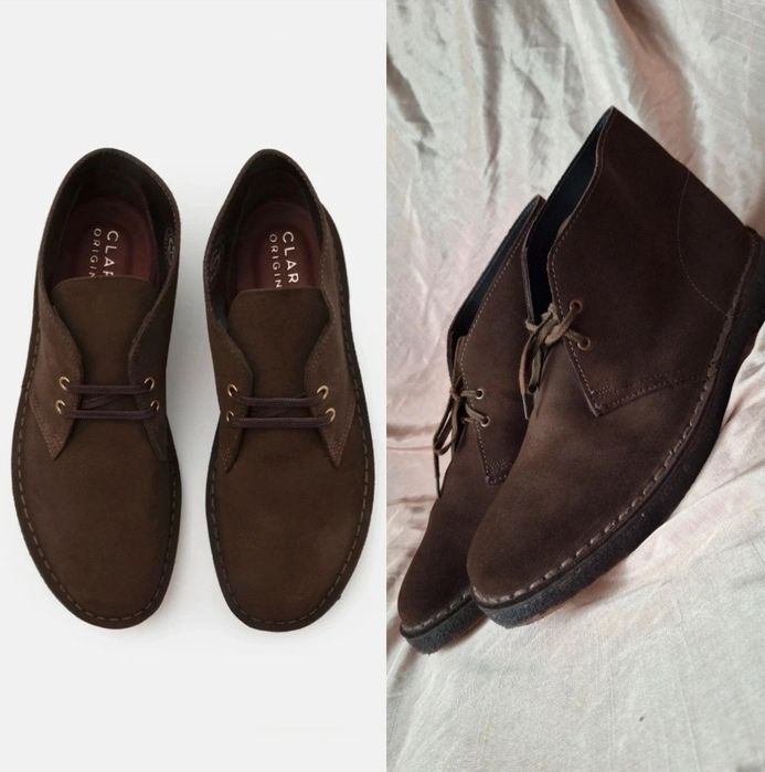 Clarks Desert r.41 skóra naturalna /zamsz