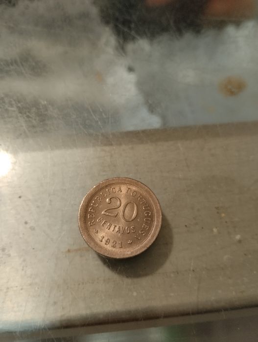 Moedas de 20 centavos de 1921