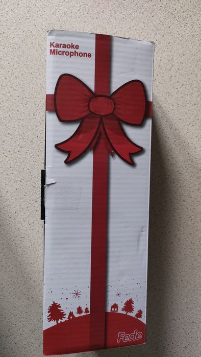 Nowy Mikrofon różowo czarny