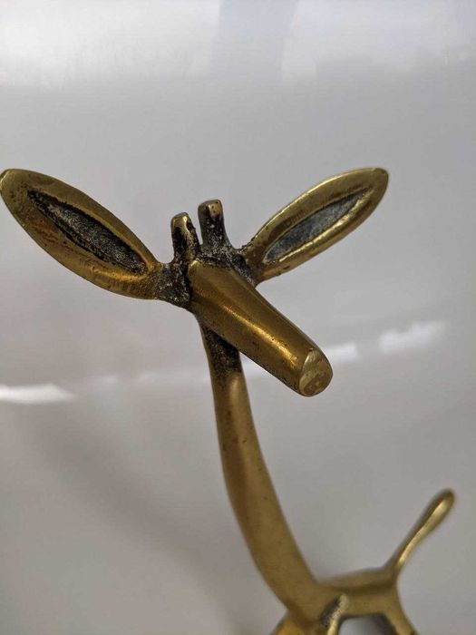 Статуетка з жовтого металу "Кумедний жирафчик"