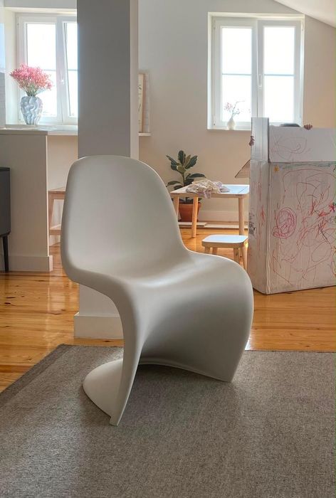 Conjunto de 5 cadeiras “Panton Chair” da Vitra [originais]