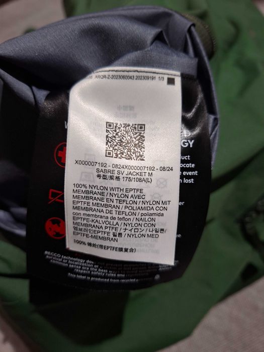 Arc’teryx Sabre SV Jacket – Kurtka GORE-TEX Pro