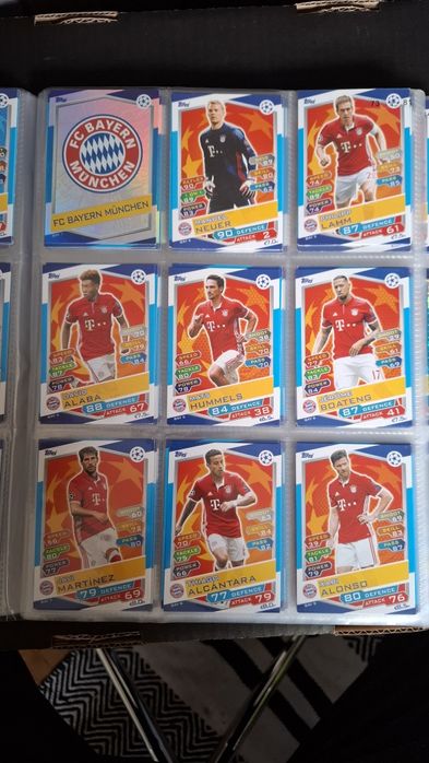 Karty Bayern Munchen
2016/17
Topps Match Attax 
Uefa Champions League