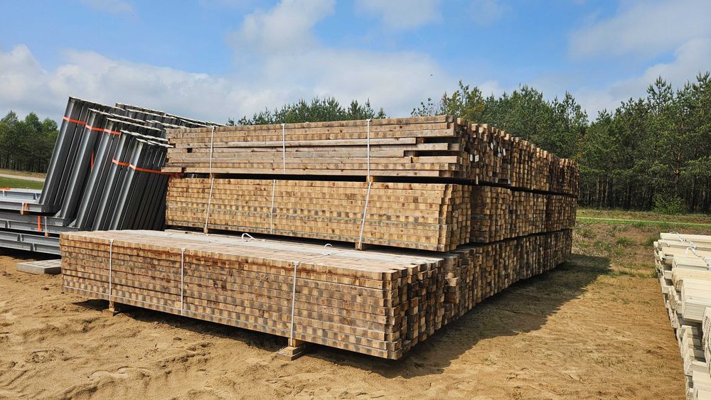 Konstrukcja stalowa 437 m2 wiata hala magazyn 8.10x54 m