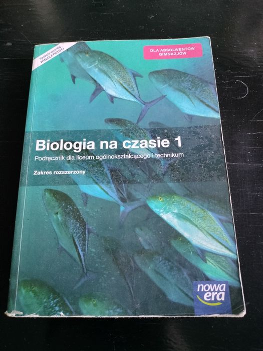 " Biologia na czasie 1 " zakres rozszerzony - podręcznik
