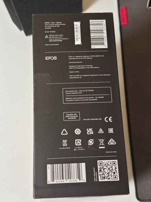 EPOS H6Pro Open Acoustic Wired Gaming Headset - Black