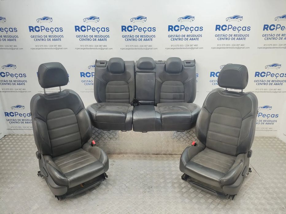 Conjunto Bancos Pele Alcantra Frente Frontais Tras Traseiros Citroen DS DS5 Sport 2011 a 2018