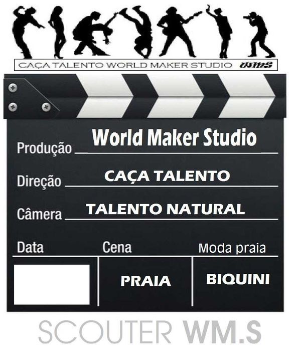 WMStudio Fotografia, Música, Beleza, Caça talentos : SCOUTER . World Maker Studio. Portuga / Brasil