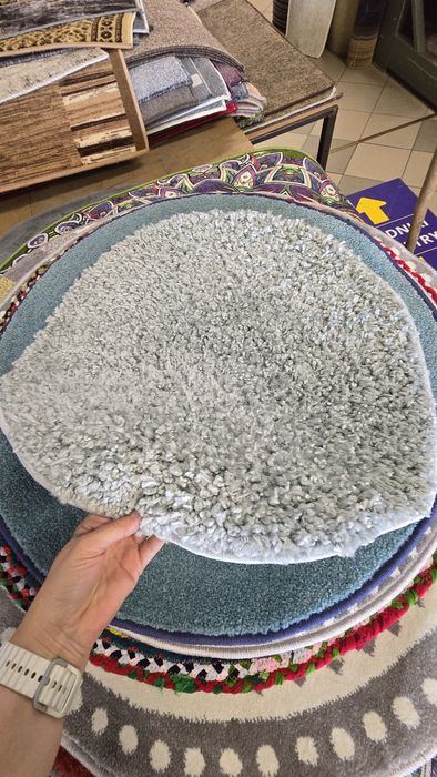 Dywan okrągły 67cm mietowy