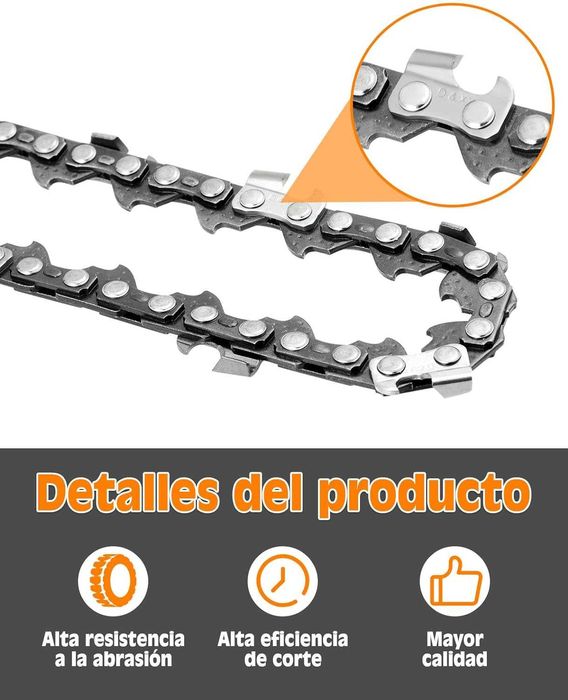 4 correntes mini moto-serra portátil - 6 polegadas