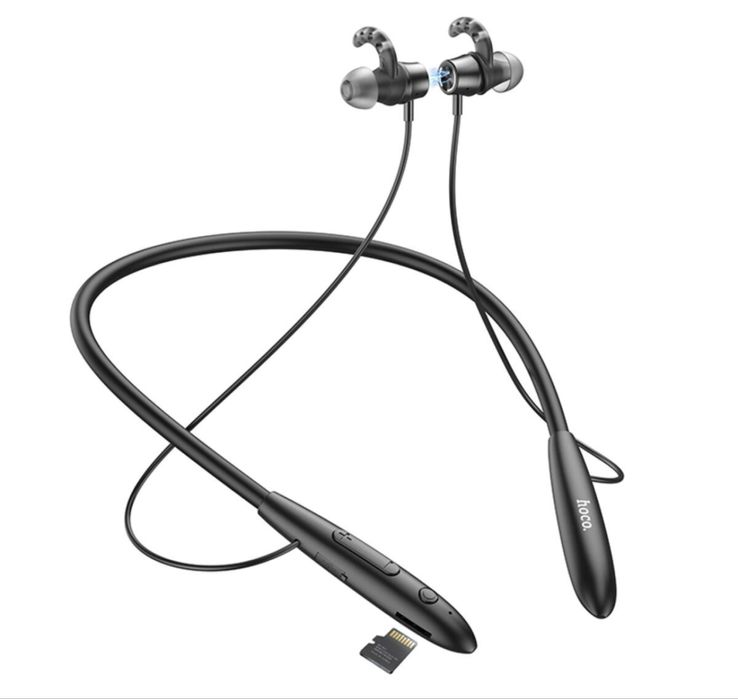 Беспроводные Спорт наушники вакуумные с Micro SD Hoco ES61 Bluetooth