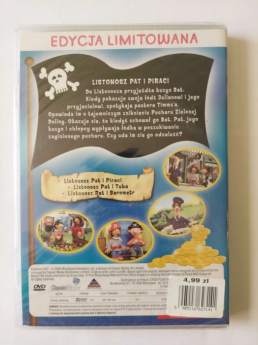 Listonosz Pat i Piraci film dvd