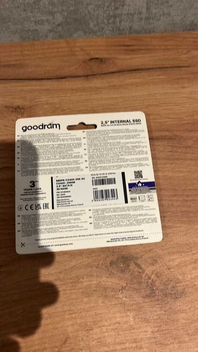 SSD диск Goodram CX400 Gen.2 256GB 2.5" SATAIII 3D NAND TLC