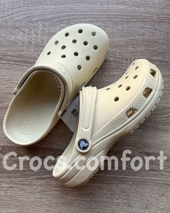 Крокси бежеві класичні жіночі , crocs classic bone 36-41