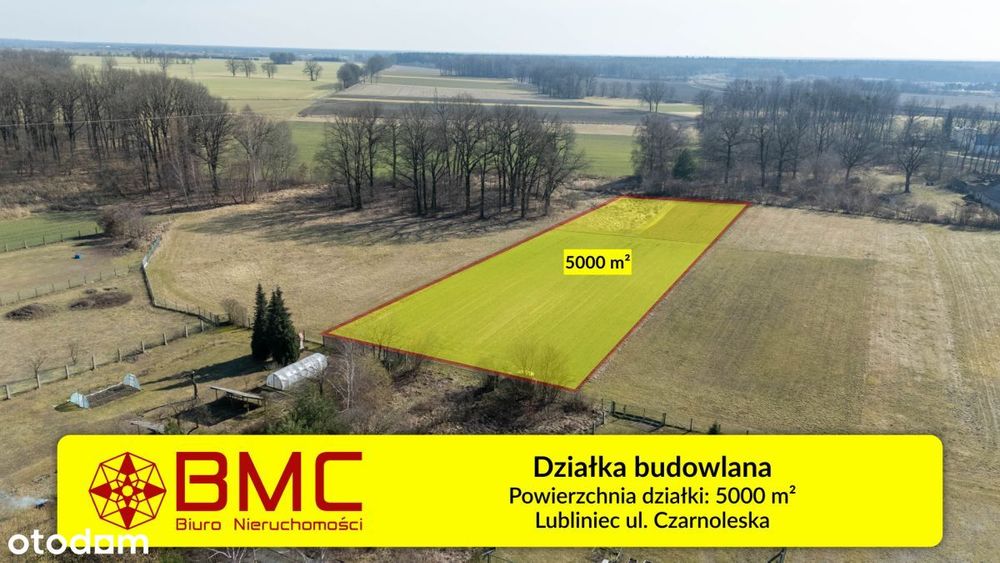 Działka budowlano rolna Lubliniec 5000m2