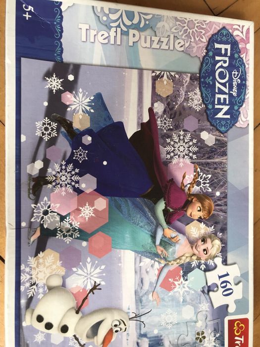 Puzzle Kraina Lodu Zestaw