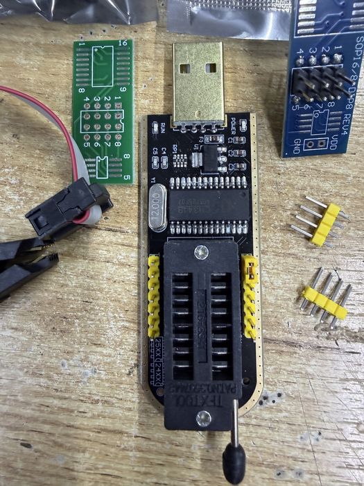 Програматор CH341A USB SPI EEPROM BIOS комплект
