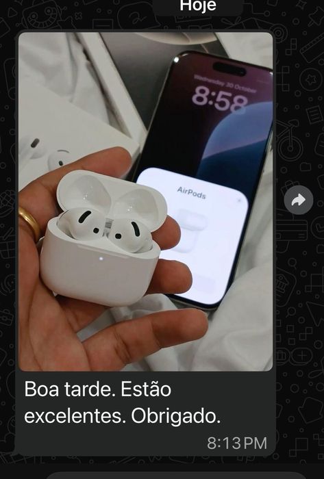 Airpods 4 ANC Versão COM cancelamento de ruído