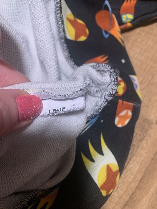 Bluza love mischino cudo piękna atomy komety m