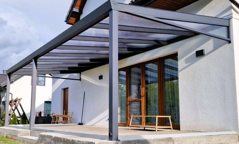 Zadaszenie tarasu weranda pergola konstrukcja aluminiowa super jakość
