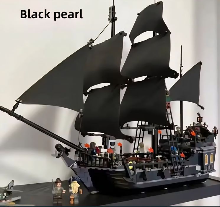 ‼️АКЦИЯ‼️Конструктор пиратский корабль Черная жемчужина, 804 деталей