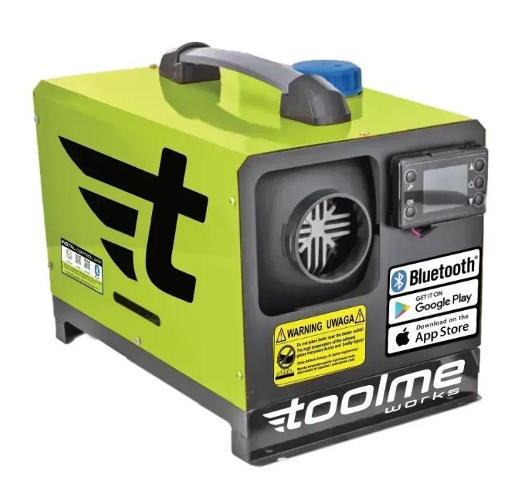 Дизельний обігрівач 9 кВт TOOLME TM188 (230V/12V/24V)Bluetooth + пульт
