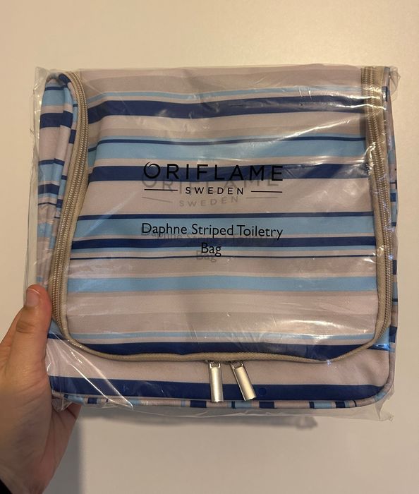 Bolsa Necessaire Azul Espaçosa