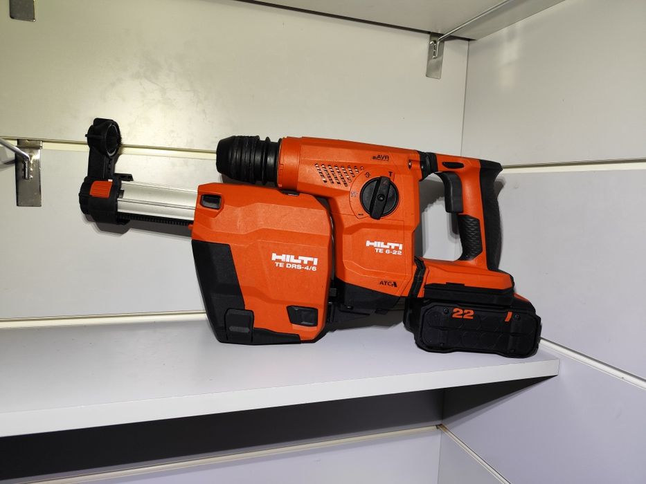 Hilti TE6-22+TE DRS 4/6 акумуляторний перфоратор ХІЛТІ+ пилосос оригі