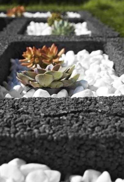 Donice Betonowe Agaflor murek oporowy gazon opór donica beton ziemia