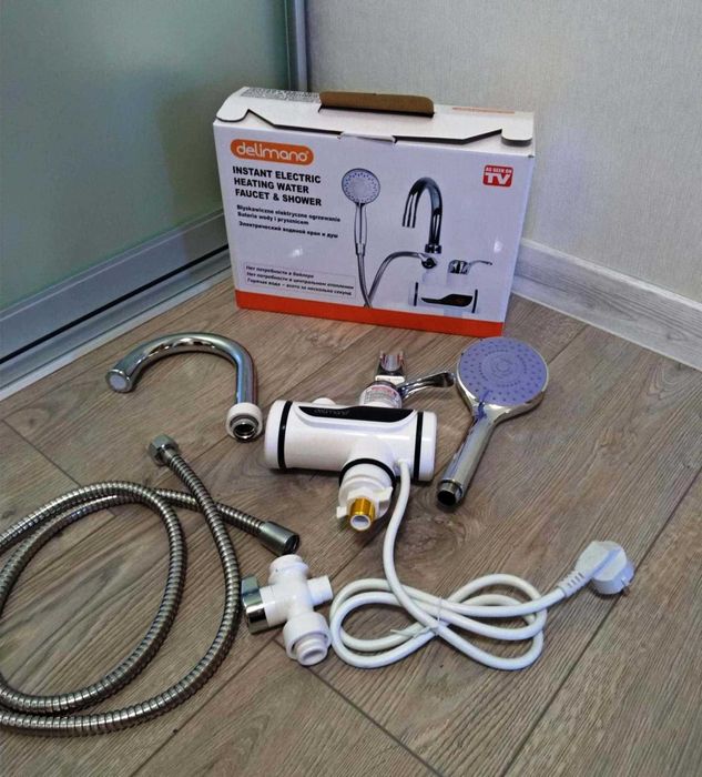 Кран-водонагреватель Delimano с душем — для дома и дачи