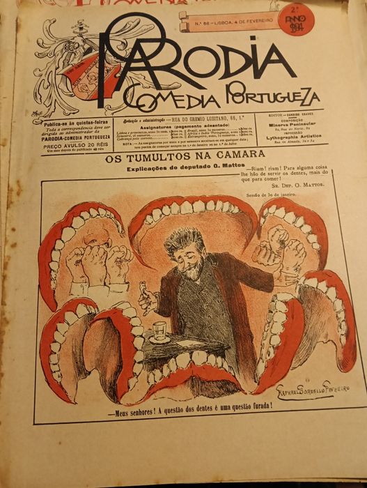 A Paródia Comédia Portuguesa, Bordalo Pinheiro