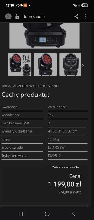 Reflaktor sceniczny