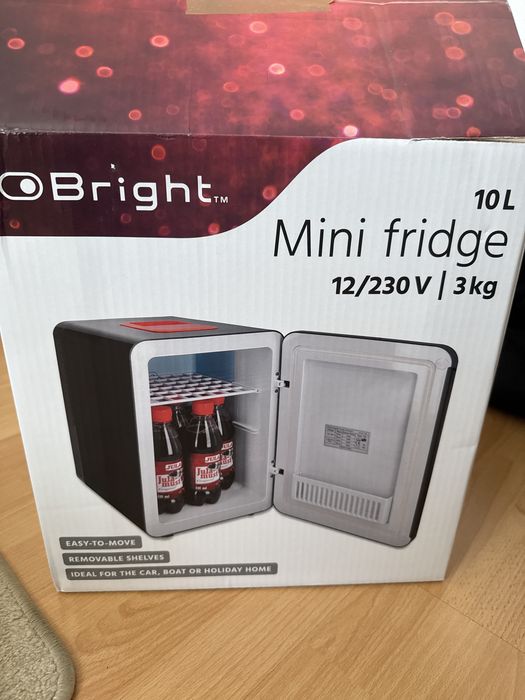 Mini lodówka Bright Pepsi 10l nowa 12/230V