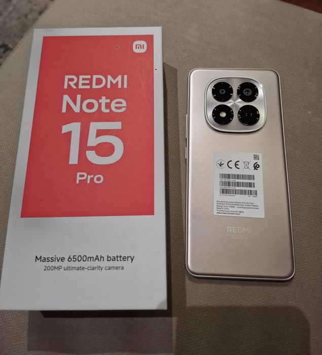 Xiaomi Redmi Note 15 Pro Titanium color 256 GB ROM e 8 GB RAM
