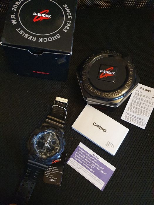 Zegarek męski CASIO G-shock GA-100CG