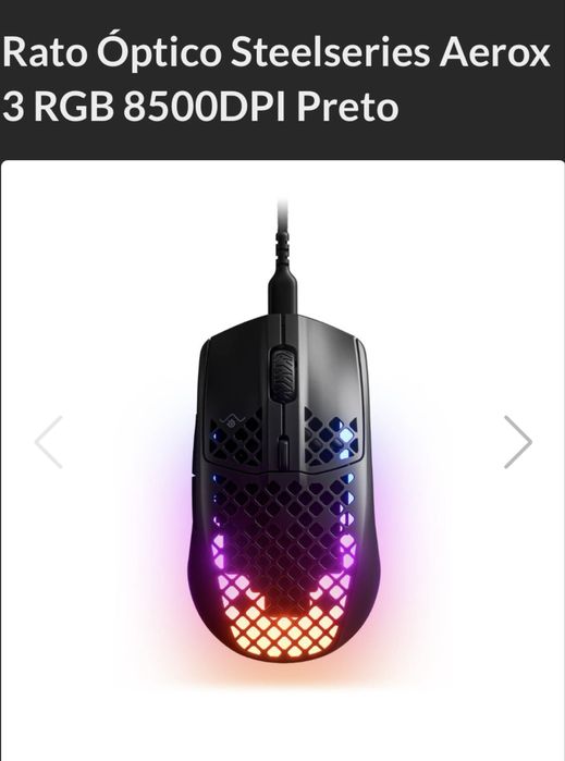 Rato óptico steelseries aerox 3