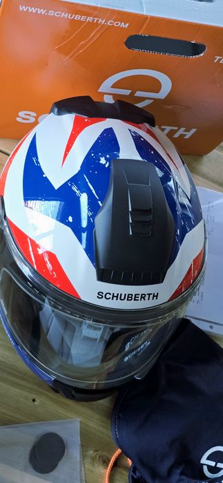 Kask szczękowy Schuberth E2 EXPLORER BLUE rozm. M - skorupa C5