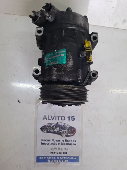 Compressor de ar condicionado/ac Peugeot-Citroen 1.6 HDI  16 válvulas
