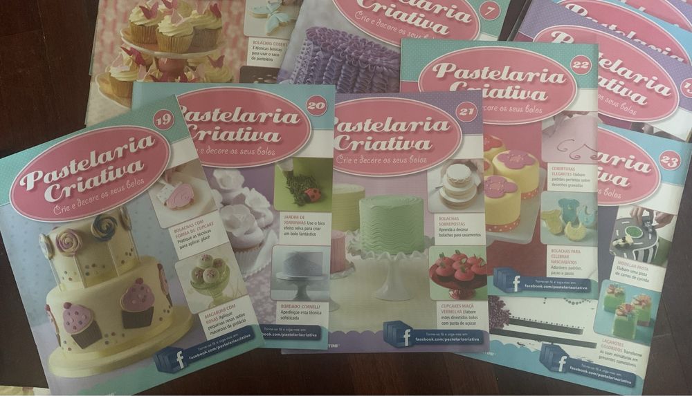 Coleção revistas “Pastelaria Criativa” 1-23