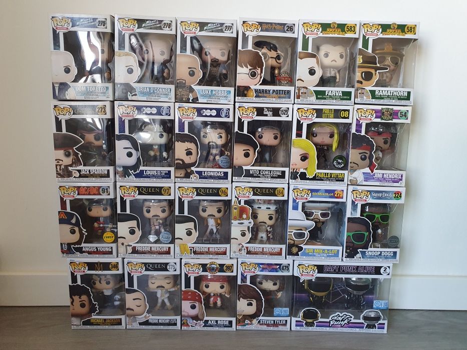 (6 fotos) Funko Pop Novos - Rocks, Marvel, DC, Disney - Desde 8 euros