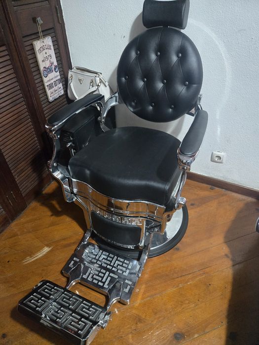 Cadeira de barbearia vintage