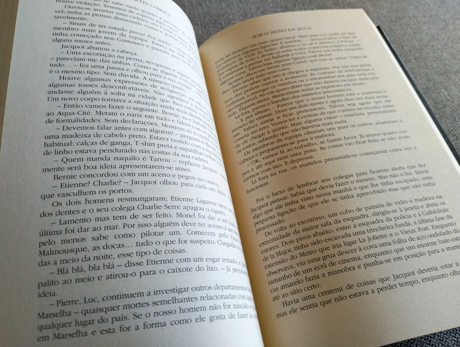 Livro "Sob o signo da água" Martin O'Brien