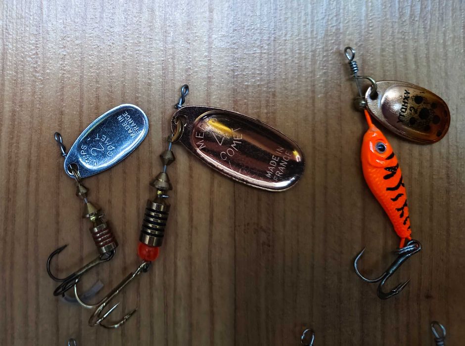 Набор Вертушек Тейл спиннер Цикад Mepps Flagman LJ GC FTK