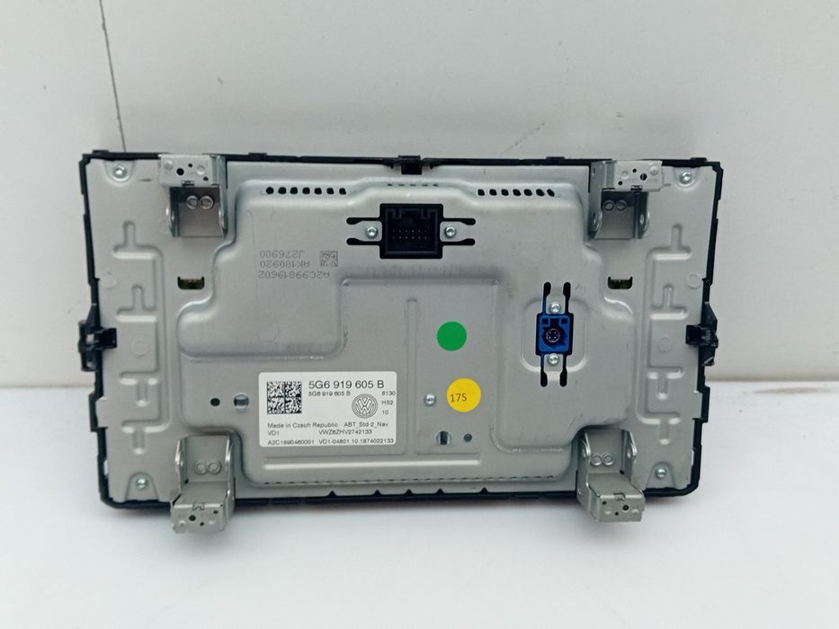 Display / ecrã de informações VOLKSWAGEN Golf VII (5G1, BQ1, BE1, BE2)