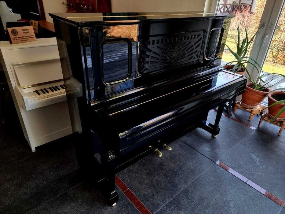 Pianino Steinway & Sons model K 130cm 1917r CZARNY POŁYSK