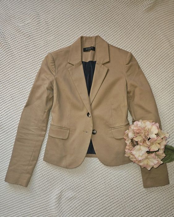 Marynarka beżowa, Reserved, r. 34